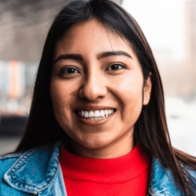 Mujer sonriente