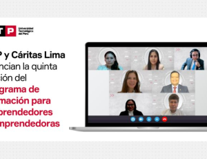 UTP y Cáritas Lima anuncian la quinta edición del Programa de Formación para Emprendedores y Emprendedoras